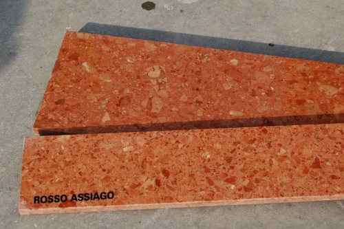 Rosso Verona Agglomerát párkány 32 cm